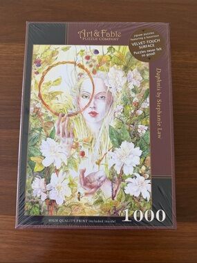 Art & Fable 1000-Piece Puzzle — Daphnis (Floral Fantasy) OPENED